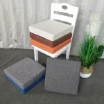 고밀도 스펀지 소파 쿠션, 단단한 목재, 레드우드 창 매트, 다다미 의자 리넨 천, 사각 쿠션, 두께 5-8cm - 이미지 3