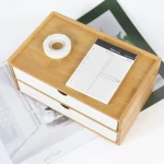 Nanzhu 데스크탑 보관함 다층 잡화 보석 문구 화장품 서랍 형 학생 기숙사 사무실 - 이미지 4