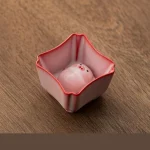 만화 세라믹 티컵 작은 돼지가 바닥 아래에서 거품을 뱉는 재미있는 찻잔 도자기 물컵 머그 - 이미지 2