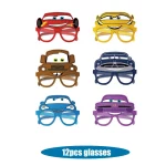 디즈니 픽사 자동차 생일 장식 픽사 자동차 종이컵 접시 식기 용품 어린이를위한 식탁보 풍선 파티 장식 - 이미지 5