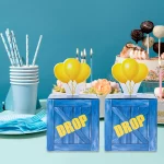 24Pcs 군사 전리품 드롭 선물 상자 어린이 정원 게임 테마 생일 파티 호의 사탕 치료 상자 장식 용품 Goody 가방 - 이미지 2