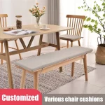 3cm 맞춤 쿠션 베이 윈도우 쿠션 50D 고밀도 스펀지 의자 시트 소파 베개 (소파, 정원 벤치 시트, 스윙 등받이 시트용) - 이미지 2