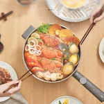 꽃심 없는 전기 프라이팬 가정용 다기능 찜 전기 냄비 전기 핫팟 - 이미지 2