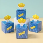 24Pcs 군사 전리품 드롭 선물 상자 어린이 정원 게임 테마 생일 파티 호의 사탕 치료 상자 장식 용품 Goody 가방