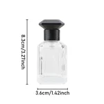 빈 향수병 유리 리필 스프레이 병, 여행용 액체 화장품 에센셜 오일 샘플 향수 용기, 30ml, 5 개 - 이미지 6