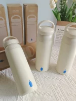 이중벽 500ml 스테인리스 스틸 보온 물병 휴대용 직수형 차 누수 방지 단일 배치 구형 팬 눈 감기 구매 - 이미지 3