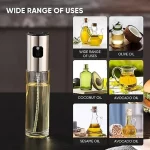 요리용 유리 오일 분무기 샐러드용 올리브 스프레이 미스터 바베큐 주방 베이킹 빈 식초 병 - 이미지 4