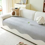 아이스 실크 여름 소파 커버 프렌치 소파 커버 냉각 미끄럼 방지 코너 소파 타월 거실 쇼파패드 ソファーマット 자동차 담요 카펫 - 이미지 6