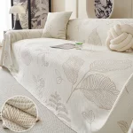 거실 용 여름 얼음 실크 소파 타월 미끄럼 방지 소파 담요 시원한 느낌 전체 커버 침대보 피크닉 목도리 식탁보 장식