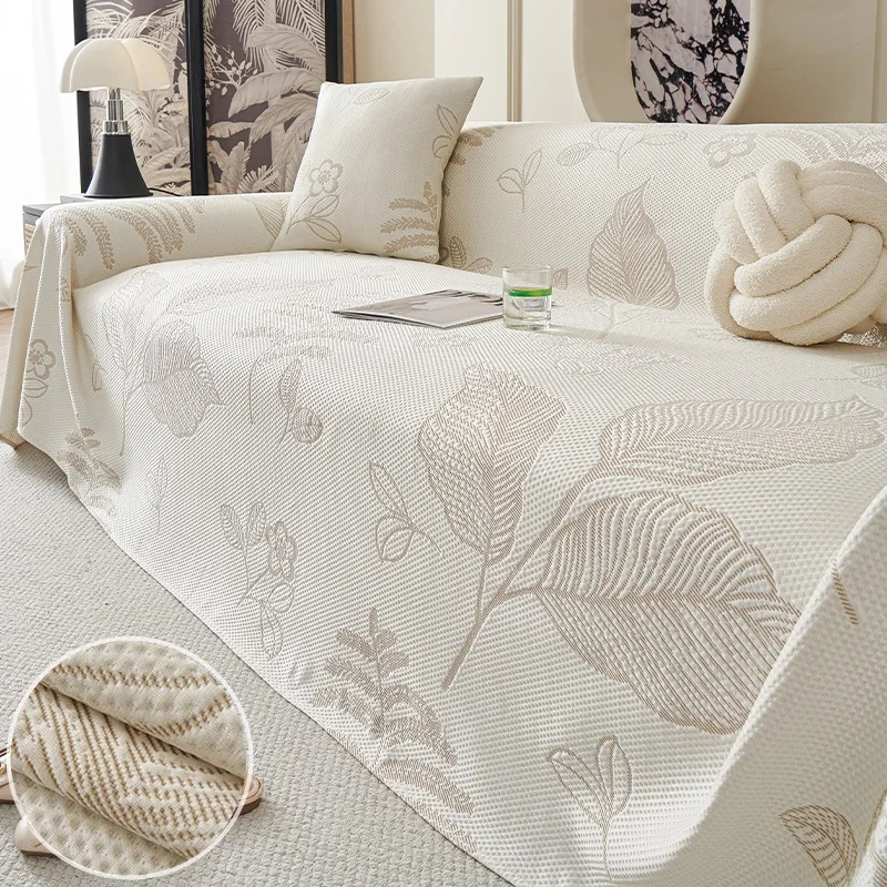 거실 용 여름 얼음 실크 소파 타월 미끄럼 방지 소파 담요 시원한 느낌 전체 커버 침대보 피크닉 목도리 식탁보 장식