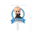 리틀 보스 아크릴 케이크 장식 아이 생일 파티 용품 장식 베이비 샤워 Caketopper - 이미지 5