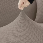 두꺼운 자카드 소파 시트 커버 탄성 소파 커버 보호대 소파 용 소파 먼지 방지 이동식 소파 쿠션 커버 - 이미지 4