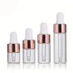 5pcs 1ml 2ml 3ml 5ml 명확한 미니 유리 Dropper 병 에센셜 오일 샘플 여행을위한 유리 눈 Dropper와 작은 - 이미지 3
