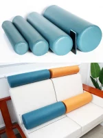 모던 심플 라운드 실린더 소파 베개 코어 등받이 쿠션 허리 지지 베개 소프트 스펀지 충전 홈 데코 베개 - 이미지 3