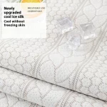 얼음 실크 냉각 소파 쿠션 여름 자수 쿨러 쿠션  소파 커버 통기성 방지 스크래치 거실 소파 - 이미지 2