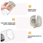 재사용 가능한 유리 소금 셰이커, 향신료 항아리, 소금 설탕 후추 셰이커 박스, 밀봉 측정 조미료 항아리, BBQ 주방 액세서리, 180ml - 이미지 2