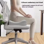 미끄럼 방지 베이스가 있는 자동차/사무실 의자 지원을 위한 메모리 폼 시트 쿠션 오랫동안 앉아 있는 것을 위한 인체공학적 엉덩이 컴포트 스퀘어 시트 패드 - 이미지 2