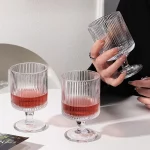 프리미엄 유리 컵 세트 와인 잔 하이볼 컵 가정용 Drinkware 커피 컵 Sober Drunk 용 경량 유리 - 이미지 3