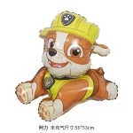 5pcs Paw Patrol 호일 풍선 라이더 체이스 스카이 록키 파편 테마 풍선 생일 파티 장식 어린이 용품 장난감 - 이미지 6