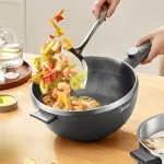 꽃심 없는 전기 프라이팬 가정용 다기능 찜 전기 냄비 전기 핫팟