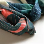 여자 여자 여름 보헤미안 헤어 밴드 인쇄 머리띠 레트로 크로스 터번 붕대 Bandanas HairBands 헤어 액세서리 Headwrap - 이미지 5