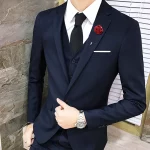 남자 신랑 Boutonniere 핀 웨딩 코사지 여성 브로치 꽃 장미 실크 Groomsman Buttonhole 결혼 정장 액세서리 댄스 파티 A - 이미지 4