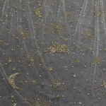 맞춤형 짧은 진주 페가수스 웨딩 베일, 반짝이는 골드 더스트 원 레이어 브라이덜 베일 (빗 포함), 실제 사진 촬영된 신부 베일 - 이미지 6