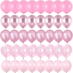진주 가루 색종이 금속 라텍스 풍선 웨딩 장식 핑크 글로브 새해 생일 파티 베이비 샤워 기념일 장식