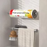 욕실 주방용 스테인리스 스틸 페이퍼 타월 홀더, 펀치 없이 벽걸이형 티슈/타월 롤, 접착식 화장실 수납 랙 - 이미지 5