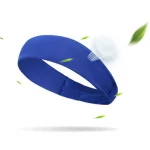 여름 러닝 스포츠 머리띠 땀 흡수 통기성 스웨트 밴드 야외 테니스 피트니스 헤어 밴드 요가 탄성 머리띠 - 이미지 2