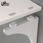 벽 마운트 플로팅 선반 WiFi 라우터 스토리지 이동식 숨겨진 브래킷 TV 셋톱 박스 교수형 홀더 드릴 후크 주최자 없음 - 이미지 4