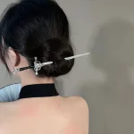 새로운 펑크 금속 칼 머리핀 여성을위한 중국 스타일의 간단한 헤어 스틱 Diy 헤어 스타일 디자인 도구 액세서리 Dropshipping - 이미지 3