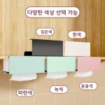 주방 티슈 홀더 벽걸이 형 종이 타월 랙 역방향 상자 저녁 식사 냅킨 서랍 북유럽 스타일 스토리지 주최자 - 이미지 5