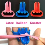 2Pcs 풍선 Knotter 묶여 풍선 도구 웨딩 용품 빠른 풍선 Knotter 매듭 묶는 풍선 넥타이 파티 도구 액세서리 - 이미지 2