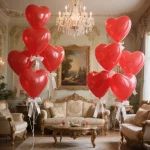 12inch 50/100pcs 두꺼운 붉은 사랑 풍선 화이트 하트 라텍스 헬륨 풍선 결혼식 발렌타인 데이 장식 생일 파티 - 이미지 5