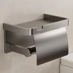 보관함, 전화 홀더, 알루미늄 욕실 종이 타월 홀더, 욕실 액세서리가 포함된 벽걸이형 화장지 홀더 - 이미지 6