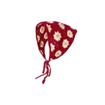 세련되고 다재다능한 삼각형 스카프 손으로 뜨개질한 여성용 머리띠 복고풍 귀엽고 달콤한 작은 데이지 머리띠 - 이미지 5