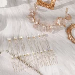 모리 스타일 나비 꽃 수제 헤어 밴드와 머리 핀 세트 여자를위한 패션 파티 머리띠 축제 보석 머리 장식 - 이미지 5