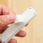 4 홀 케이블 주최자 마그네틱 케이블 관리 USB 케이블 홀더 마우스 와이어 주최자 용 실리콘 유연한 데스크탑 클립 - 이미지 3