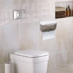 벽 마운트 화장지 홀더 선반과 방수 티슈 상자 욕실 주최자 주방 다목적 스토리지 디스펜서 - 이미지 5