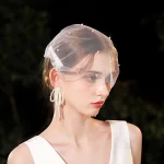 신부 베일, 웨딩 액세서리, 사진 촬영, 웨딩 티아라 - 이미지 4