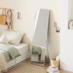 라운드 슬림 전신거울 스탠드 전신거울 거치형 - 이미지 3