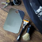 휴대용 아크릴 안티 안개 거울 샤워 면도 Fogless 거울 화장실 여행 액세서리 여성 메이크업 남자 면도 - 이미지 5