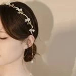 릴리 오브 더 밸리 진주 머리띠, 모리 요정 머리띠, 여름 헤어 액세서리, 패션 헤드기어 - 이미지 3