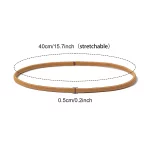 8PCS 캔디 컬러 여성 남성 요가 헤어 밴드 0.5CM 스포츠 머리띠 소녀 미끄럼 방지 축구 러닝 피트니스 헤어 액세서리 세트 - 이미지 2