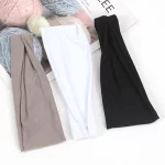 3 개/대 헤어 밴드 패션 탄성 머리띠 트위스트 크로스 헤드 랩 헤어 밴드 헤어 액세서리 여성을위한 간단한 머리띠