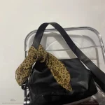 여성용 레트로 레오파드 머리 스카프, Y2K 하이 퀄리티 편안한 패션 머리 스카프, 따뜻한 다용도 파티 스카프, 절묘한 액세서리 - 이미지 6