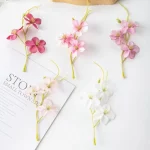 10PCS 인공 꽃 저렴한 Diy Garland 캔디 박스 스크랩북 축제 장식 홈 룸 웨딩 신부 꽃다발 실크 데이지 - 이미지 4