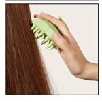 부드러운 가정용 목욕 실리콘 샴푸, 습식 및 건식 두피 마사지 브러시, 머리 청소, 성인 아기 - 이미지 2