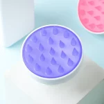 깨끗한 관리 모발 뿌리 가려움증 두피 마사지 빗 샤워 브러시 목욕 스파 비듬 방지 헤드 마사지를 세척하는 실리콘 헤드 바디 - 이미지 5